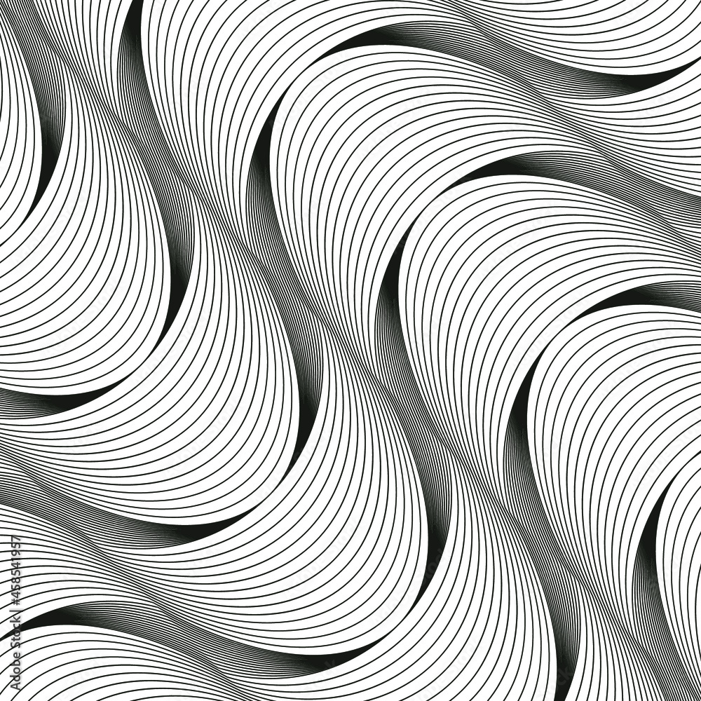 abstract wavy black and white background abstract wavy black and white background