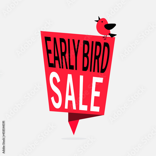 Early Bird Special discount sale event banner or poster