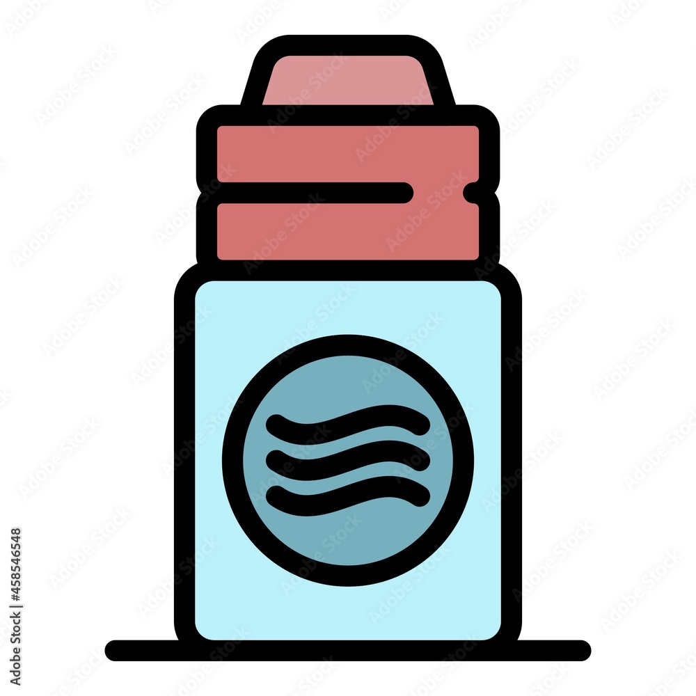 Perfume deodorant icon. Outline perfume deodorant vector icon color flat isolated Perfume deodorant icon. Outline perfume deodorant vector icon color flat isolated