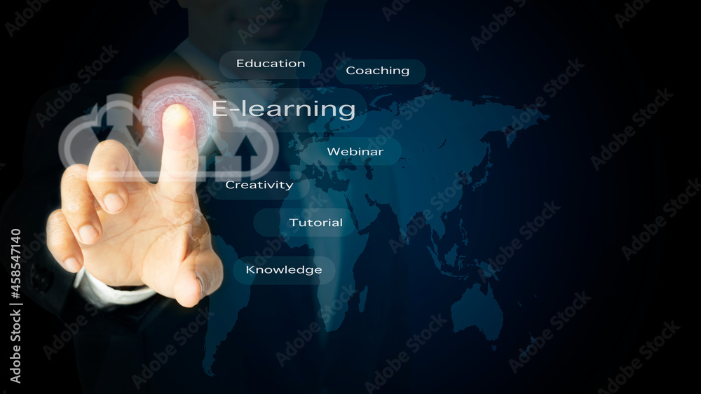 Online course Internet-based self-isolation concept during lockdown, covid 19, homeschool, social distance electronic online education Online course Internet-based self-isolation concept during lockdown, covid 19, homeschool, social distance electronic online education
