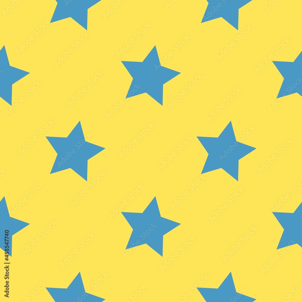 Obraz premium vector star print. seamless star print for clothing or print