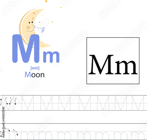 alphabet for kids letter M