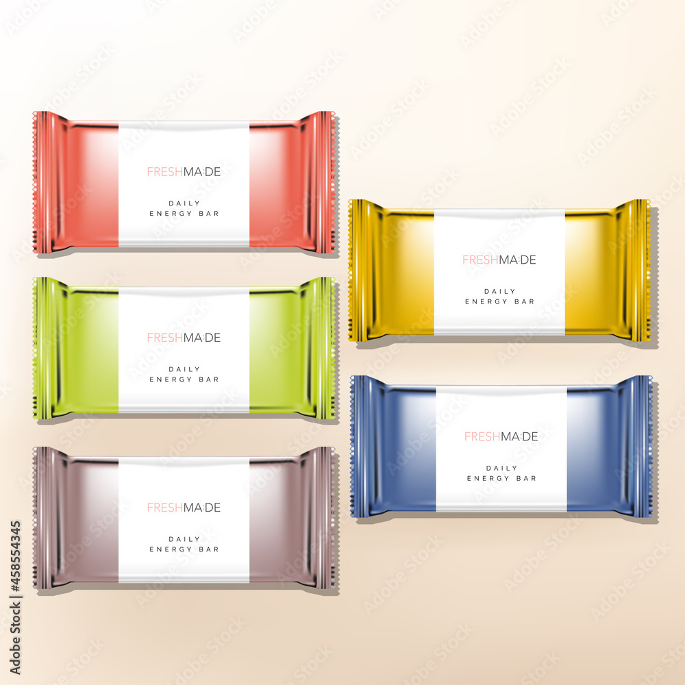 Vector Energy Bar, Collagen Peptide or Beverage Powder Metallic Foil