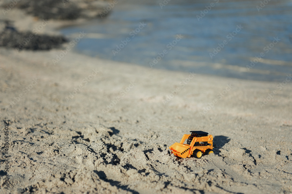 toy on the beach