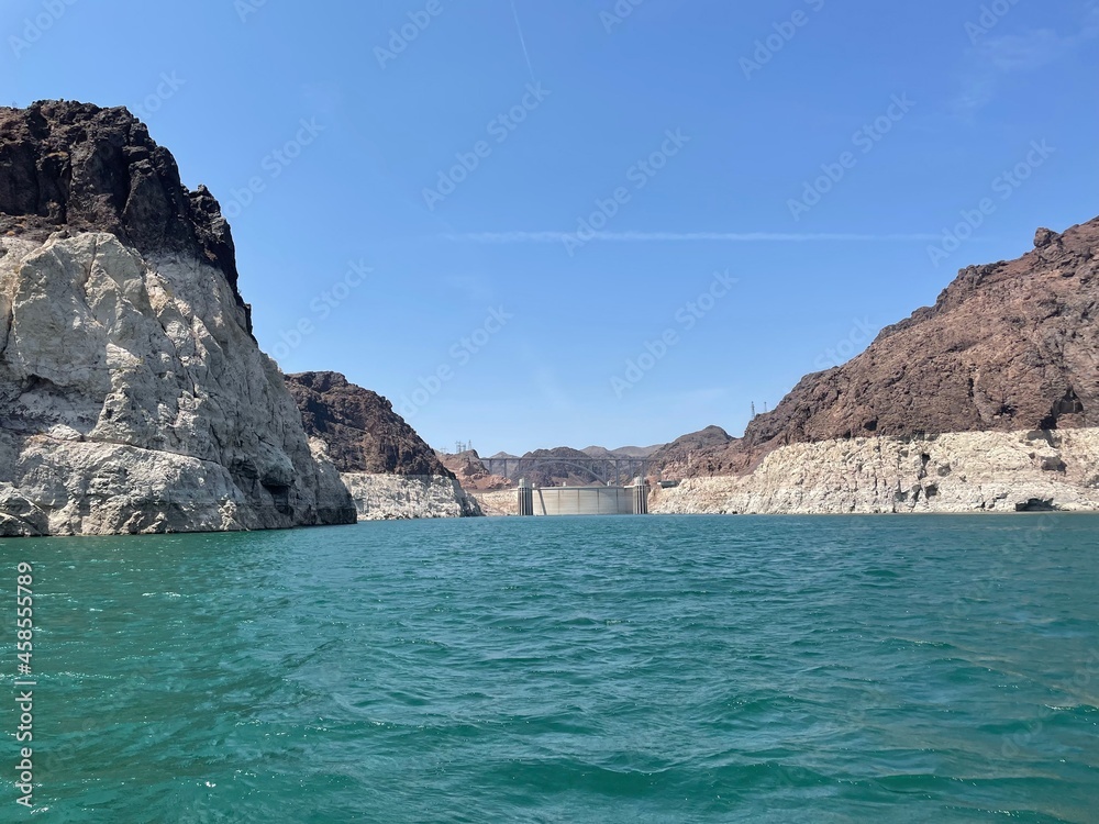 Lake mead Hoover dam water crisis water level