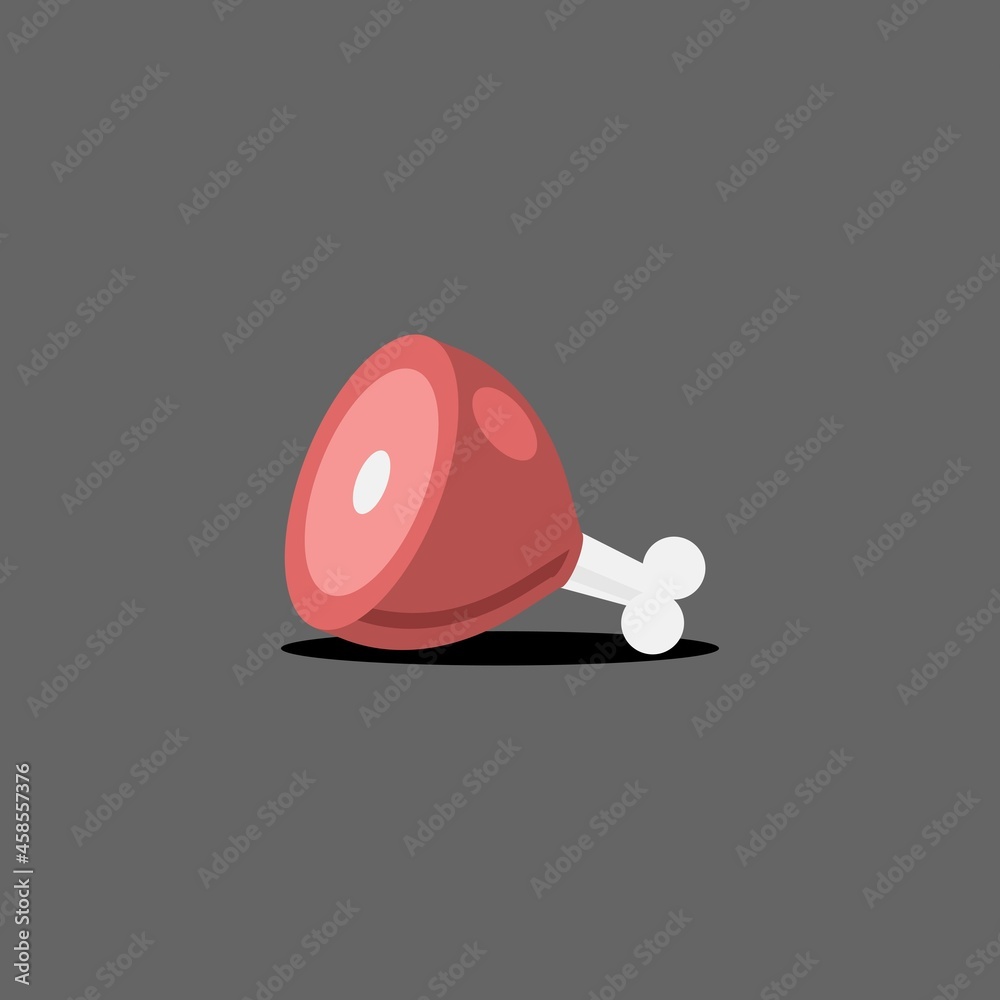 Meat vector illustration, meat icon Meat vector illustration, meat icon