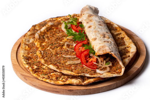 Turkish foods; Turkish pizz...