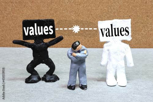 Conflict of values photo