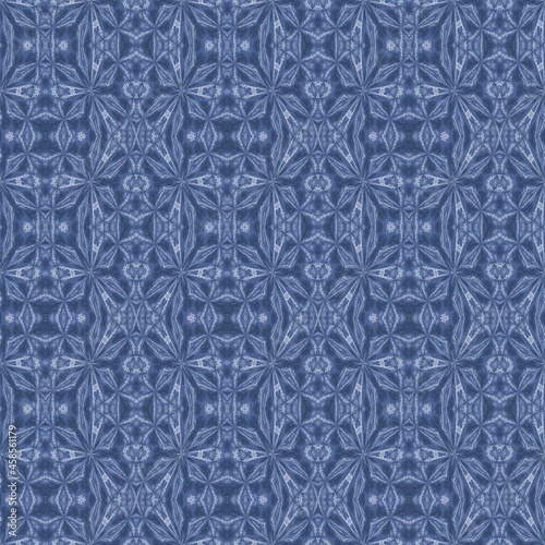 Wallpaper Mural Abstract Blue and White Seamless Pattern Torontodigital.ca