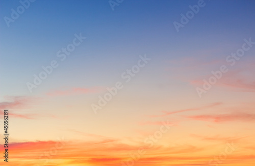 sunset sky background with colorful sunlight © Nature Peaceful 