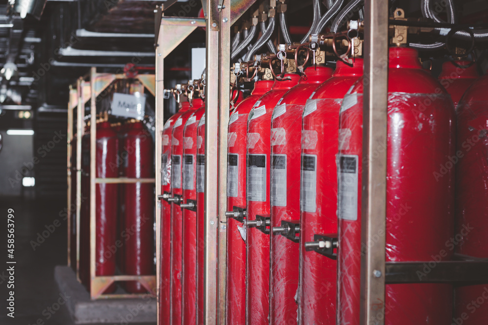 Industrial fire extinguisher pretection system Industrial fire extinguisher pretection system