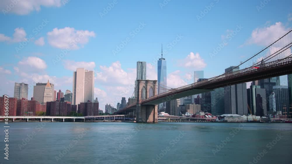 manhattan start of brooklyn bridge 4k timelapse ny manhattan start of brooklyn bridge 4k timelapse ny