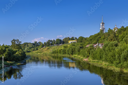 Tvertsa River in Torzhok , Russia