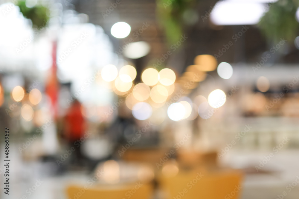 abstract of blurred restaurant background. abstract of blurred restaurant background.