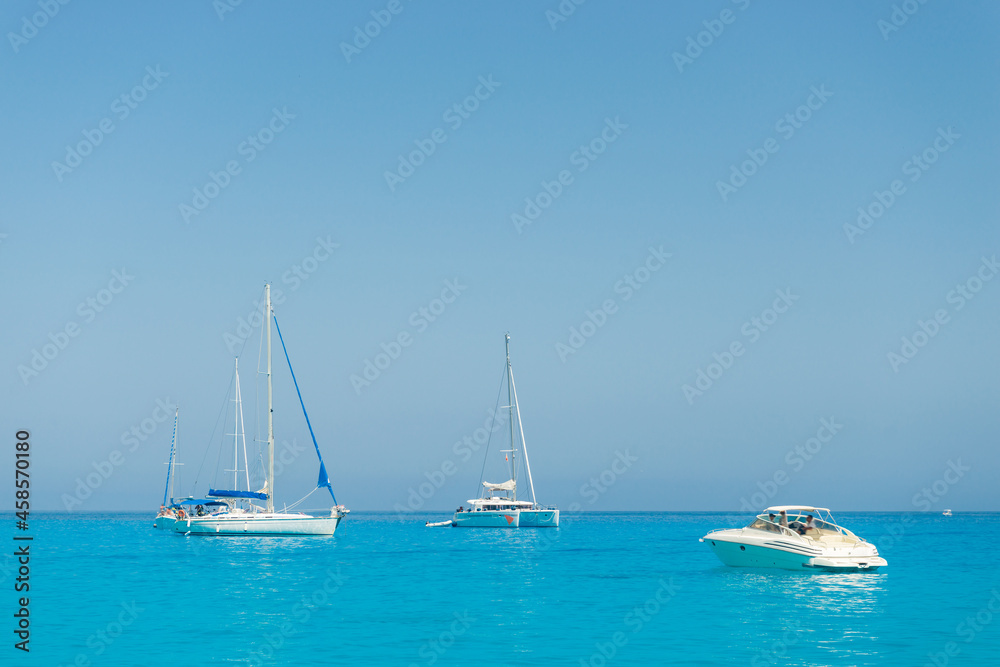  Marina with boats on Zakynthos, Greece