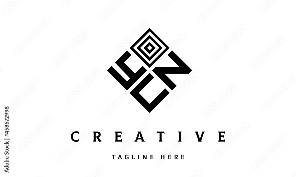 YNU rectangle three latter logo vector YNU rectangle three latter logo vector