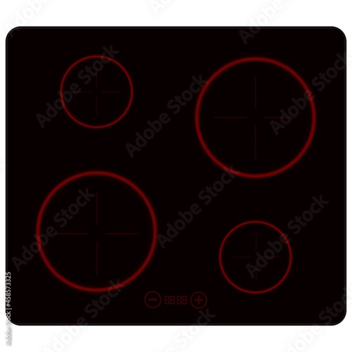 Vector electric cooker, induction stove or hob