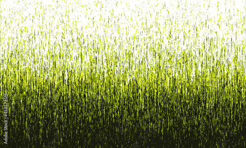 Vector Background, Grass Background, Grunge Style Illustration, Halftone Gradient, Golden Green Color.