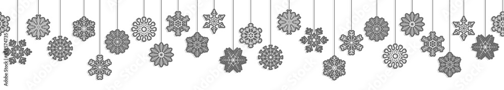 hanging snow stars banner for christmas greetings time hanging snow stars banner for christmas greetings time