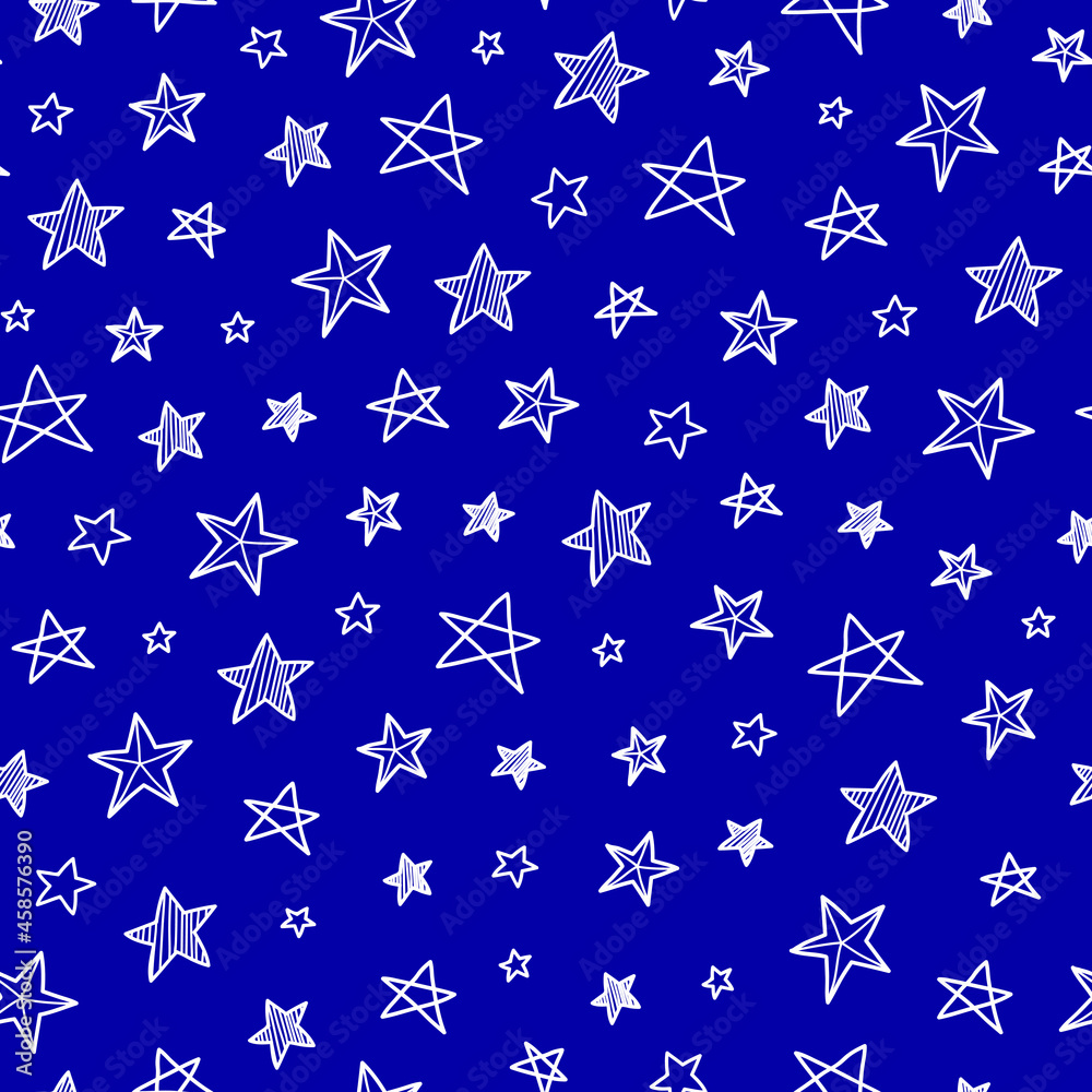 Seamless pattern with stars. Seamless pattern with stars.