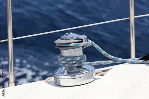 Sailboat capstan rope