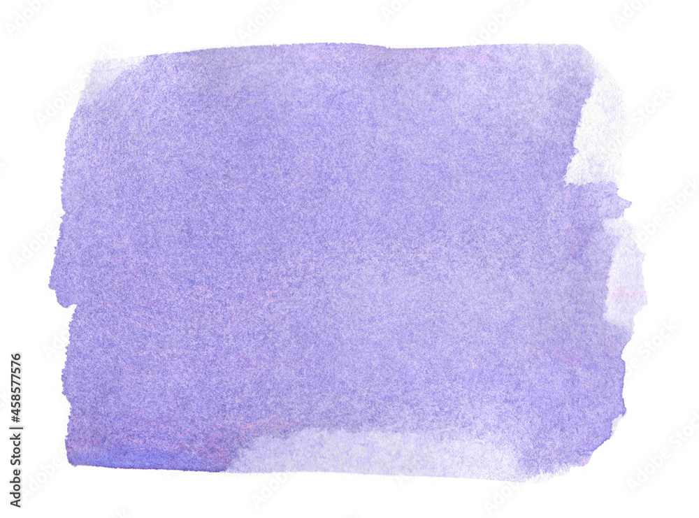 Obraz premium purple watercolor stain hand drawn for art background