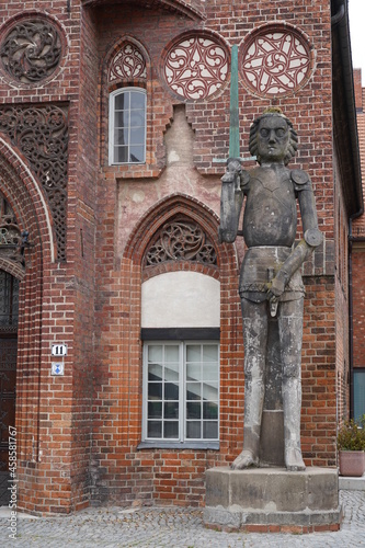 Brandenburger Roland in der Stadt Brandenburg an der Havel