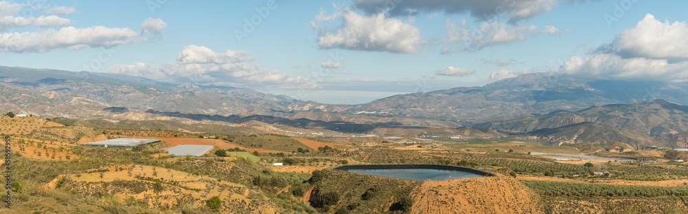 Naklejka premium mountainous landscape in southern Spain