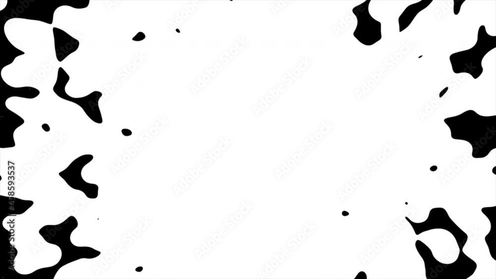 Liquid blot splash - Transition mask. Explosion splash transition between frames. Looped animation with alpha channel.