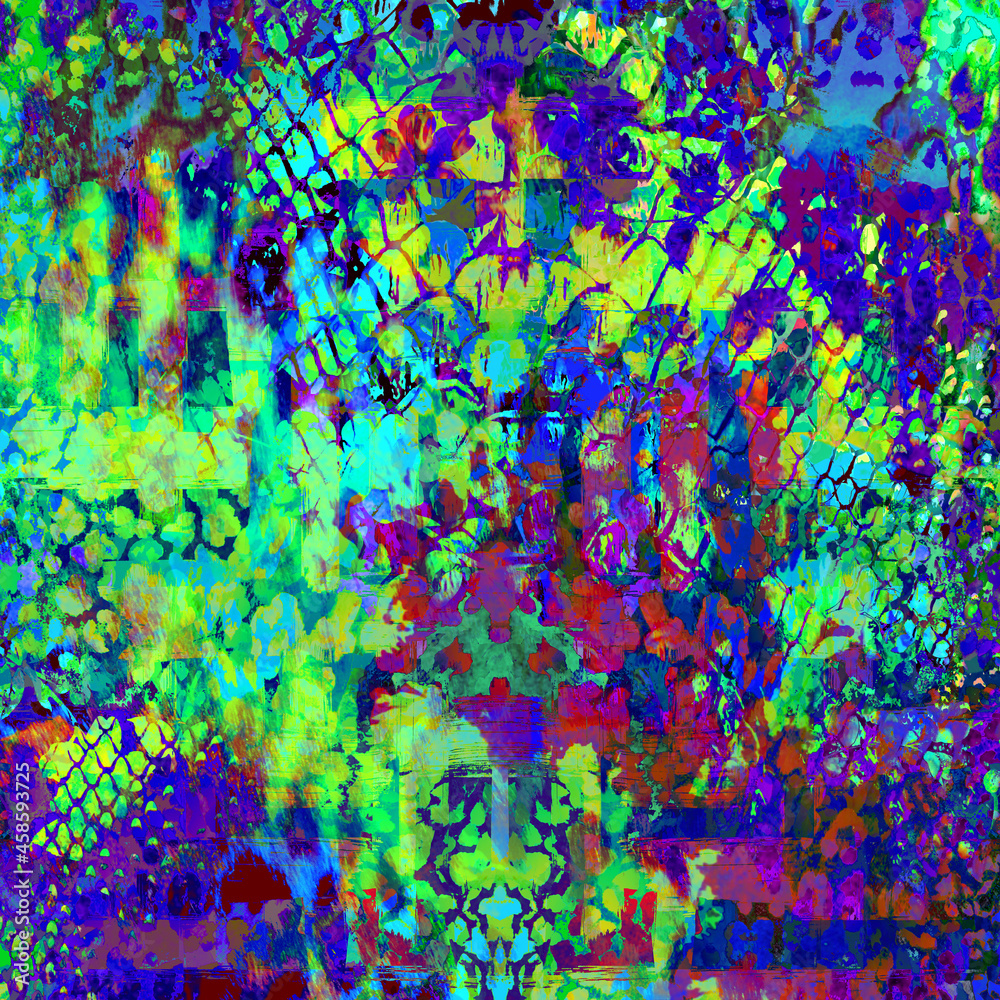 abstract pattern design made with vibrant colors abstract pattern design made with vibrant colors