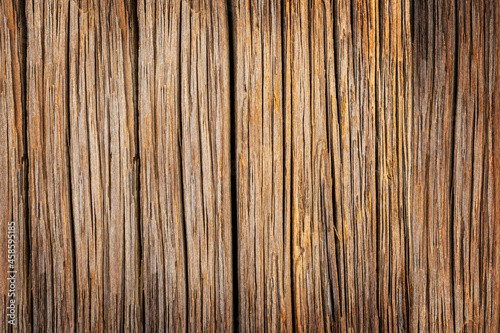 Aged wood with coarse grain texture