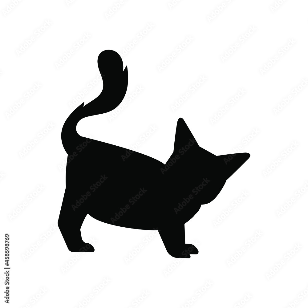 Cat icon vector. pet illustration sign. tomcat symbol. animal logo.