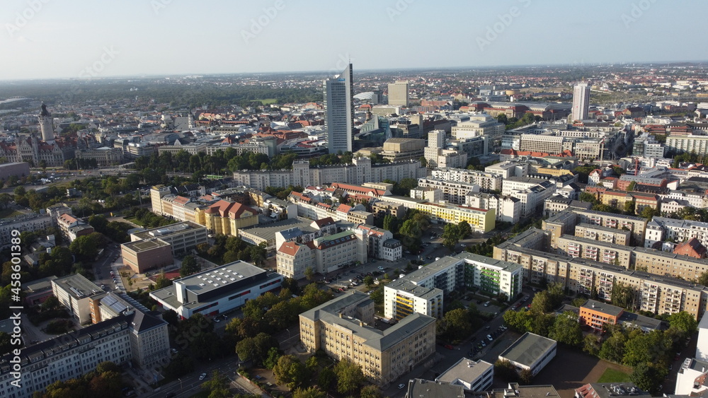 Luftaufnahme Leipzig Innenstadt