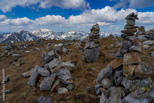 Stones located in Krzesanica (The Red Peaks - Czerwone Wierchy). Tatry mountains Poland.  © marekfromrzeszow