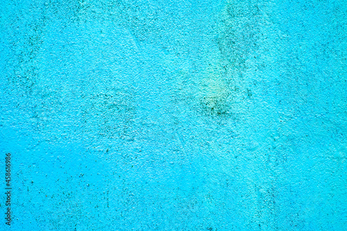 Wallpaper Mural Vivid neon bright blue painted house wall, exterior or interior decoration, with texture and large empty text space. Torontodigital.ca