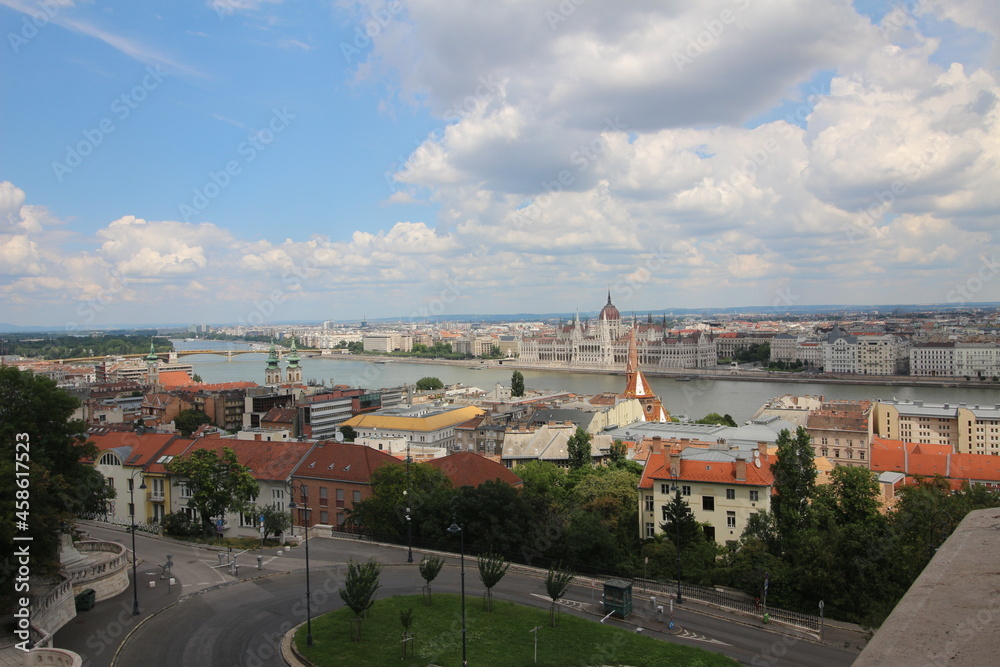 view of a city of Budapest Hungary