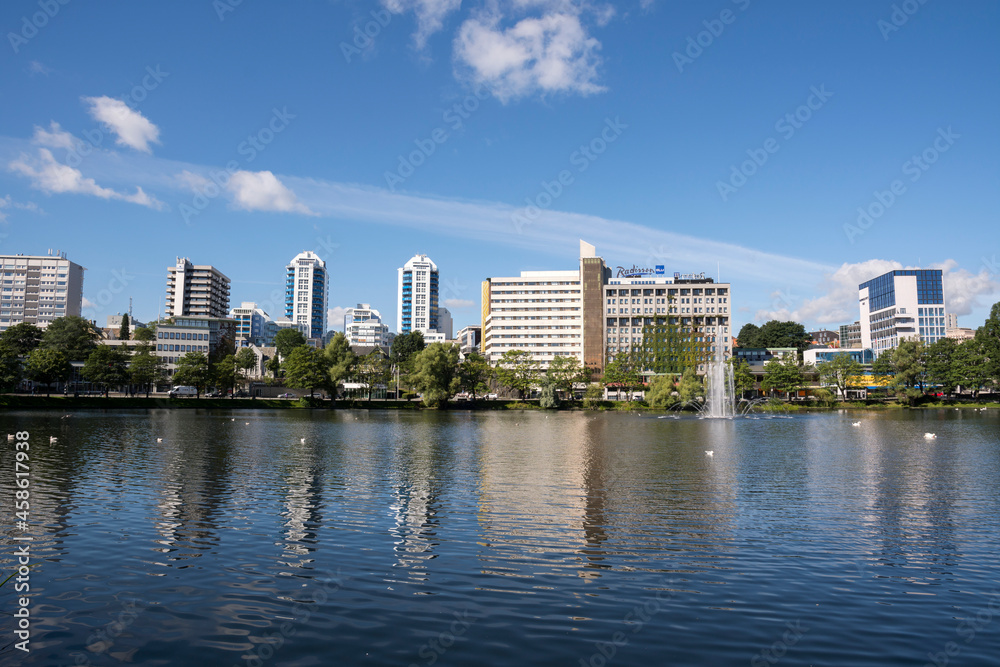 buildings, constructions, palaces, houses, in Stavanger in Norway