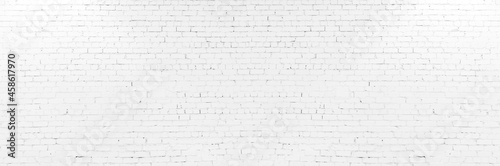 White brick wall may used as background. Horizontal creative poster, greeting cards, headers, website