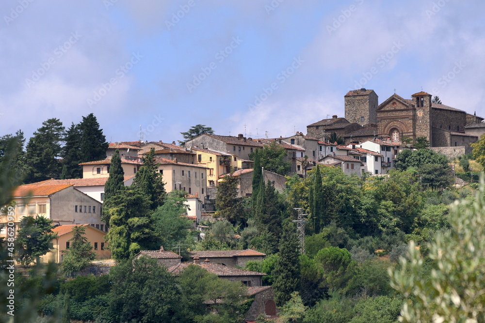 Castello auf einem Hügel von Panzano