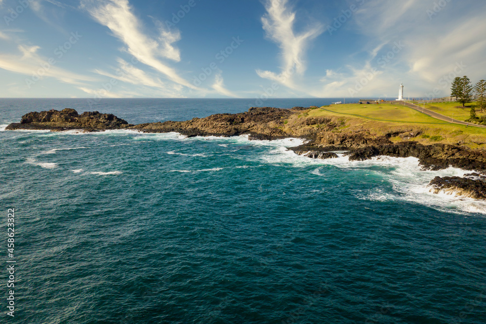 Drone aerial photograph of the Lighthouse at Kiama Drone aerial photograph of the Lighthouse at Kiama