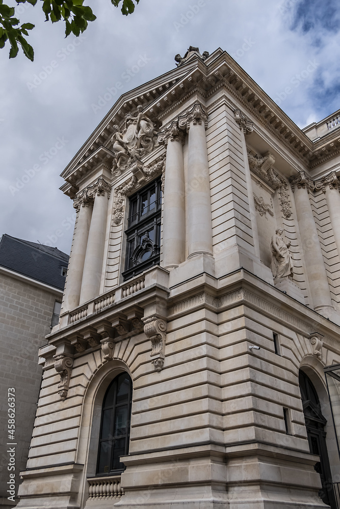 Musee des Beaux-Arts or Fine Arts Museum of Nantes (established in 1801) located in center of Nantes city. Nantes, Loire Atlantique, France.