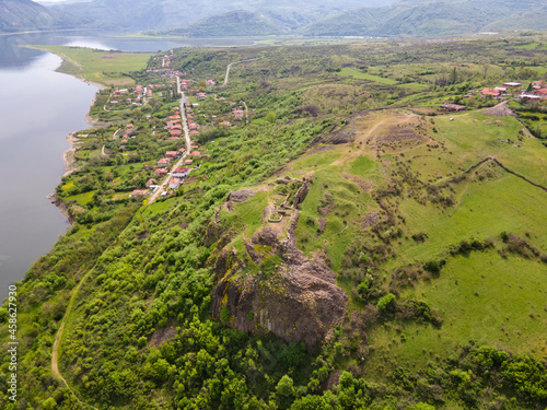 Aerial view of Studen Kladenets Reservoir, Bulgaria photo