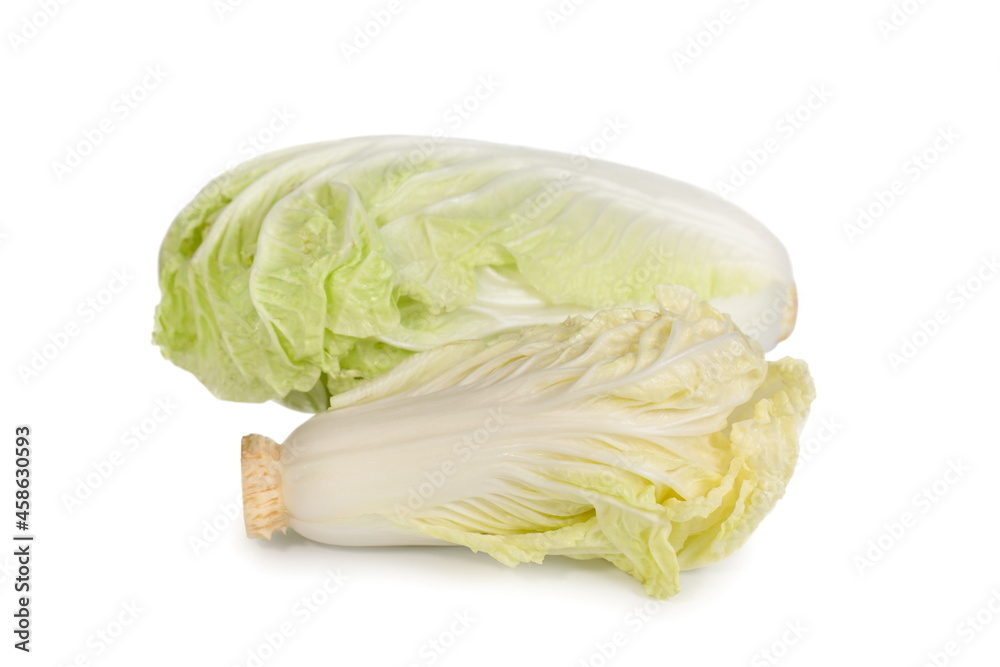 Chinese cabbage isolated on white background. Chinese cabbage isolated on white background.