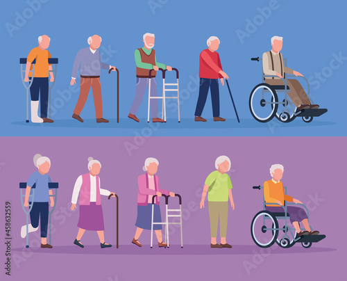 geriatrics ten old persons