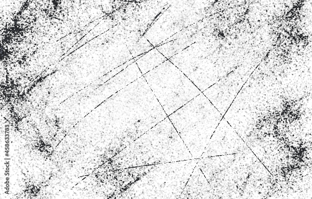 Obraz premium Black and white grunge. Distress overlay texture. Abstract surface dust and rough dirty wall background concept.Abstract grainy background, old painted wall. 