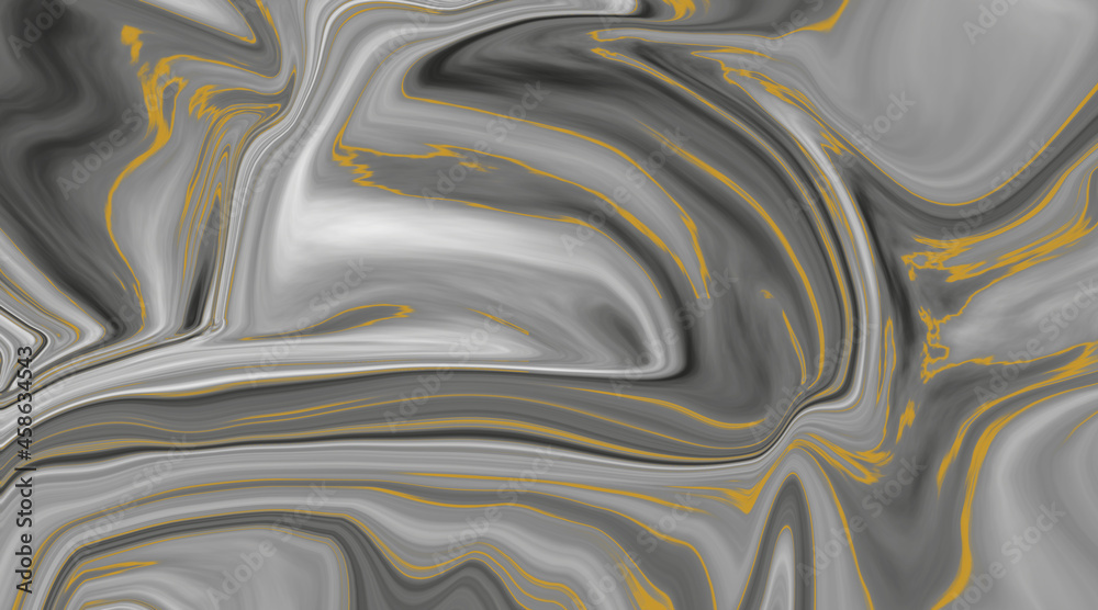 Fototapeta premium Gold Liquid paint marble background. Marbling texture design. Abstract background. Stock. Oil painting style. Watercolor hand drawing. Good for wallpapers, posters, cards, invitations, websites.