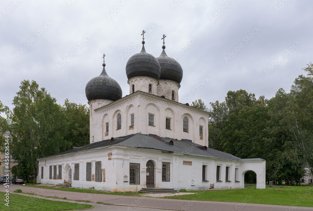 Resurrection Cathedral, Derevyanitsky Monastery in Veliky Novgorod