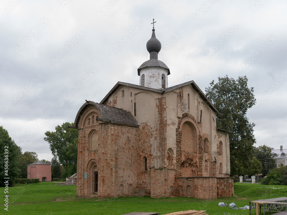 Paraskeva Pyatnitsa Church at Yaroslav Courtyard in Veliky Novgorod