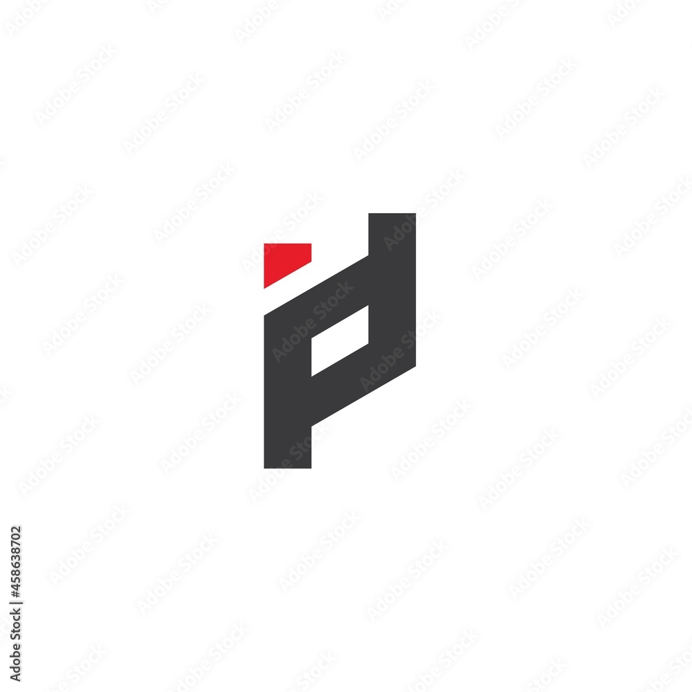 id or dp letter icon illustration vector concept id or dp letter icon illustration vector concept