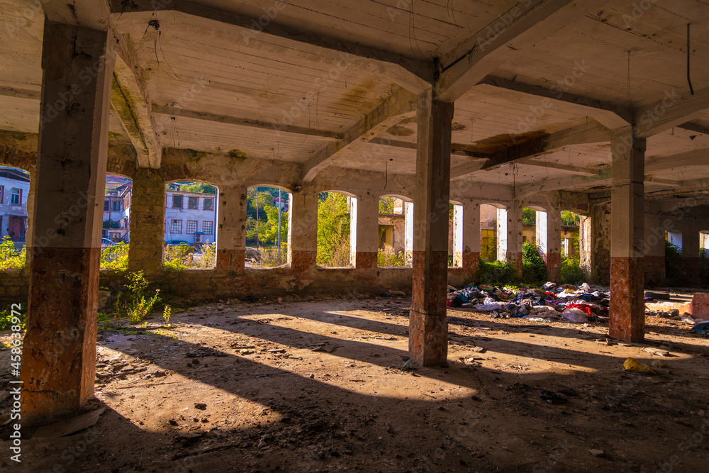 Bulgaria Abandoned Post apocalyptic Ruined Building  Public Building with No owner